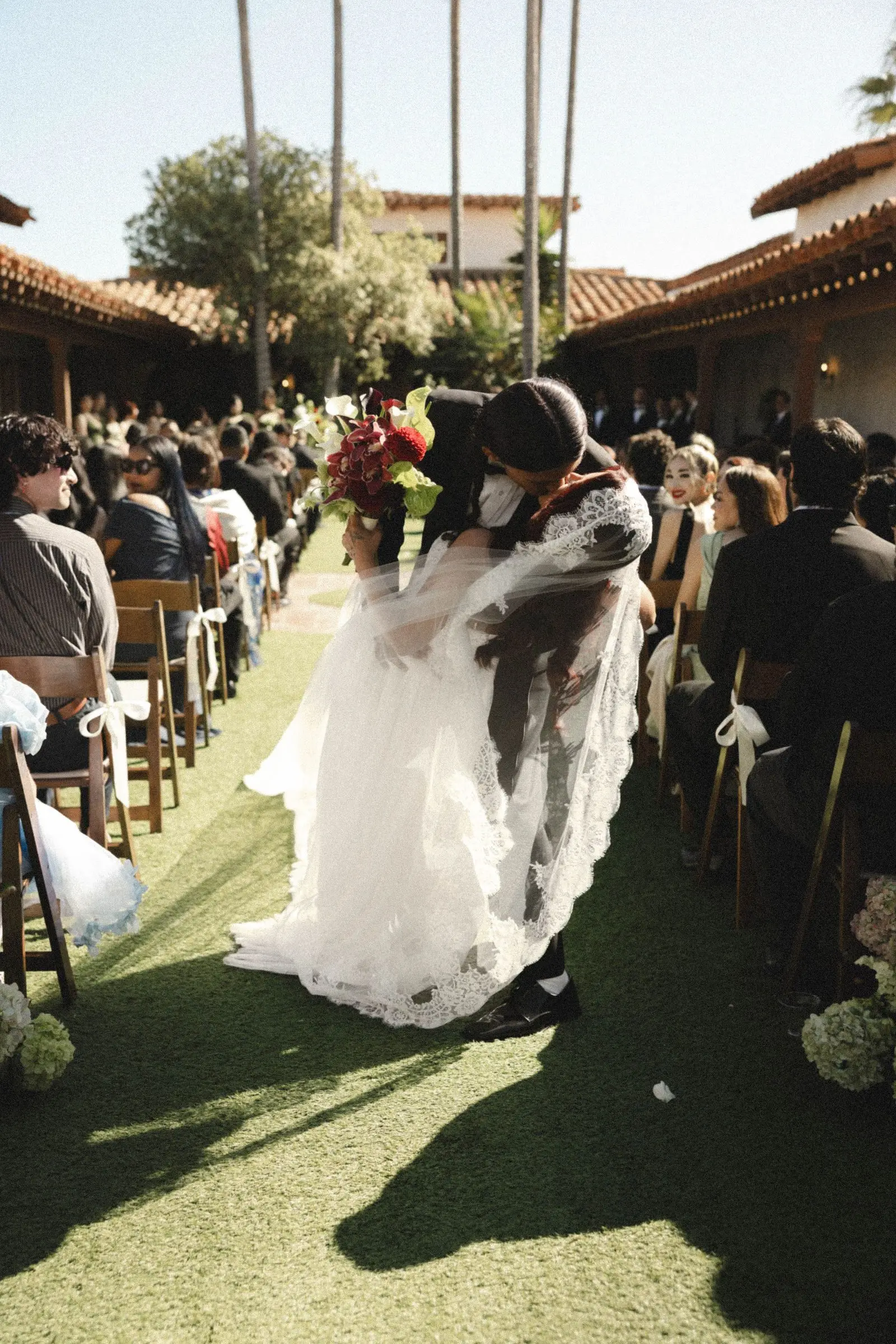 Casa Romantica wedding photography in San Clemente, California by Cinematica Weddings.