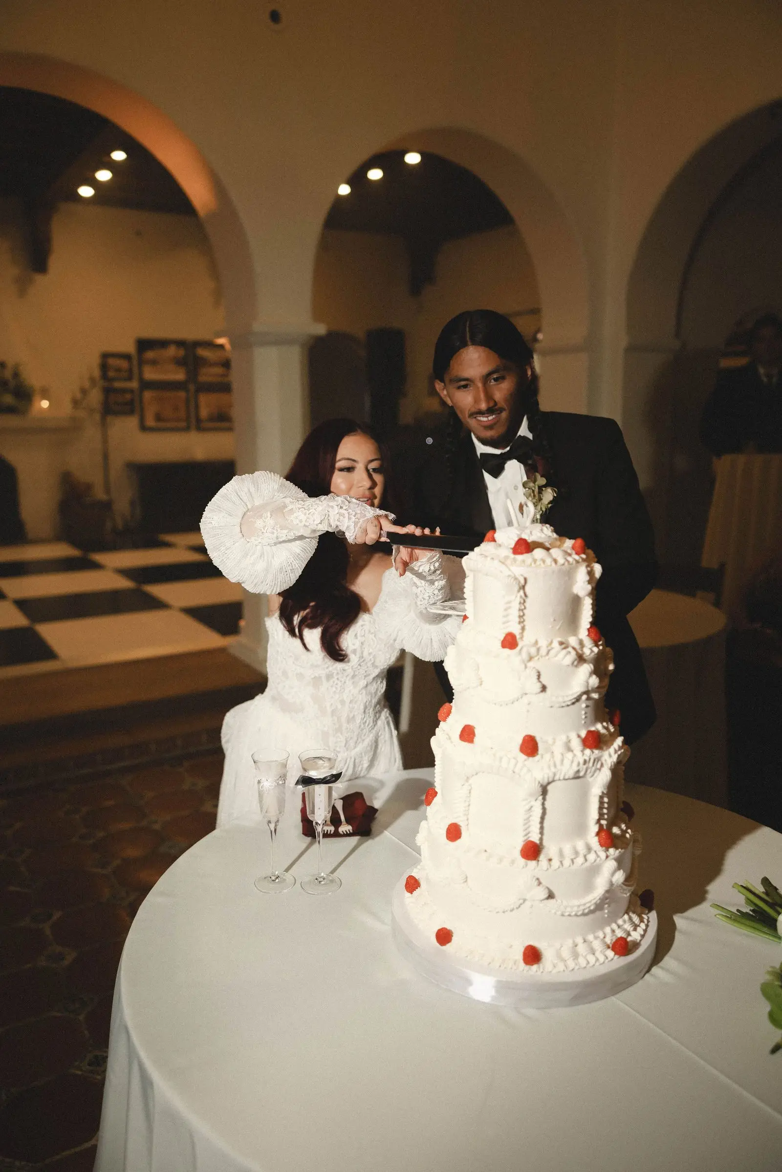 Casa Romantica wedding photography in San Clemente, California by Cinematica Weddings.