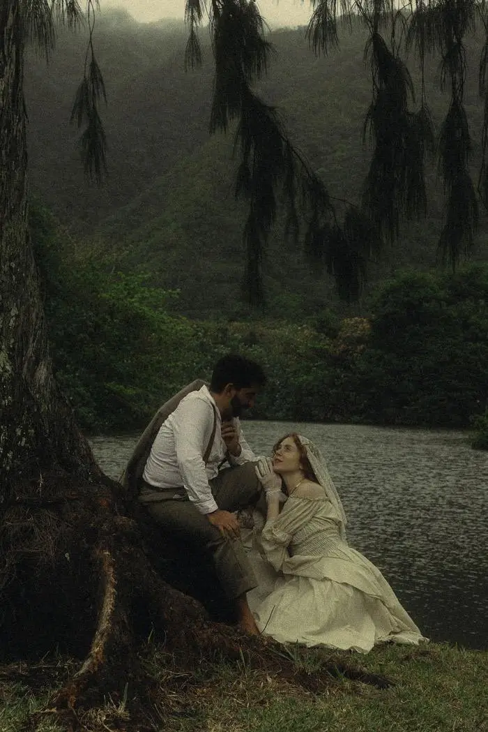 North Shore Oahu elopement photography by Cinematica Weddings, featured on Junebug Weddings.