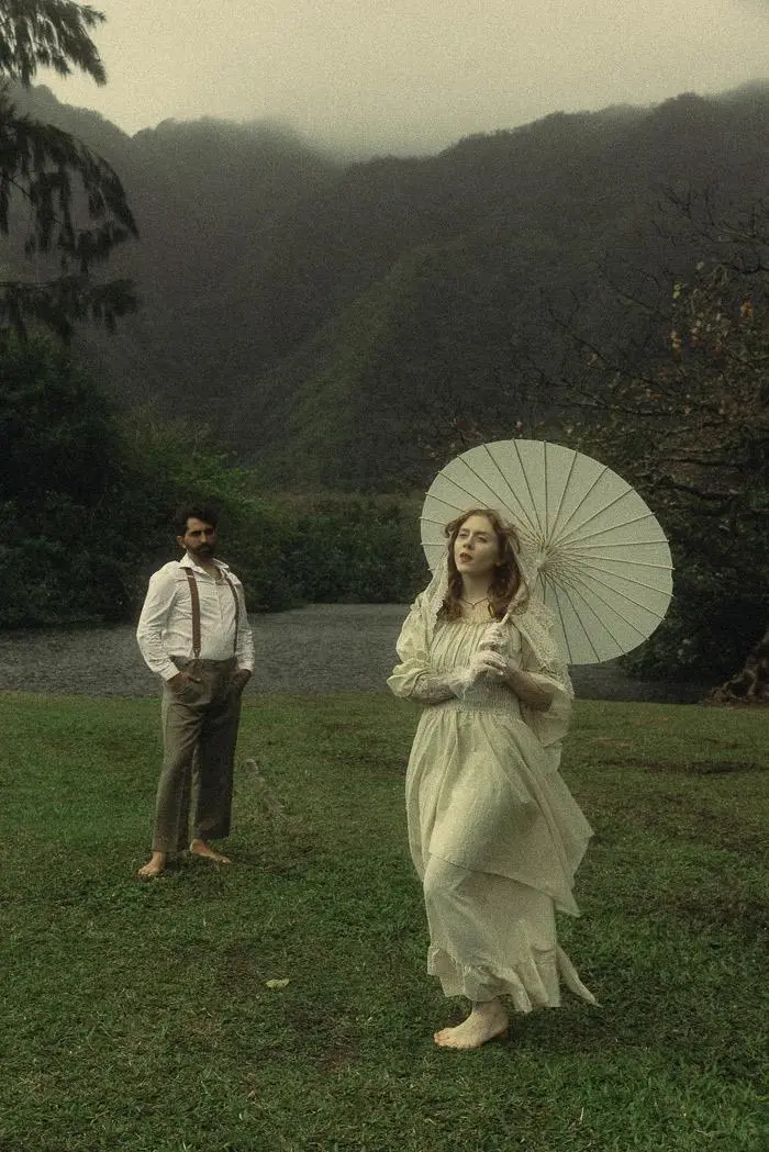 North Shore Oahu elopement photography by Cinematica Weddings, featured on Junebug Weddings.