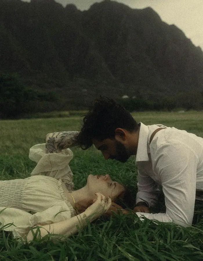 North Shore Oahu elopement photography by Cinematica Weddings, featured on Junebug Weddings.