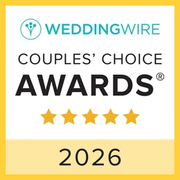 WeddingWire Couples' Choice Awards 2026 winner badge